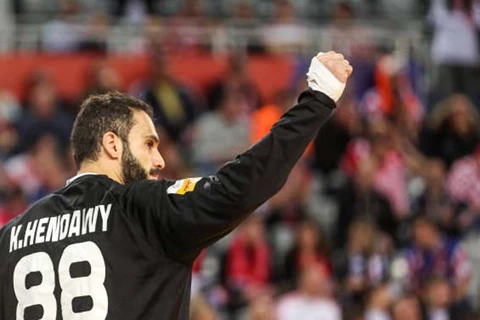 كرة يد.. أبرزهم محسن وهنداوي.. أرقام لاعبي منتخب مصر  أمام البحرين في المونديال 